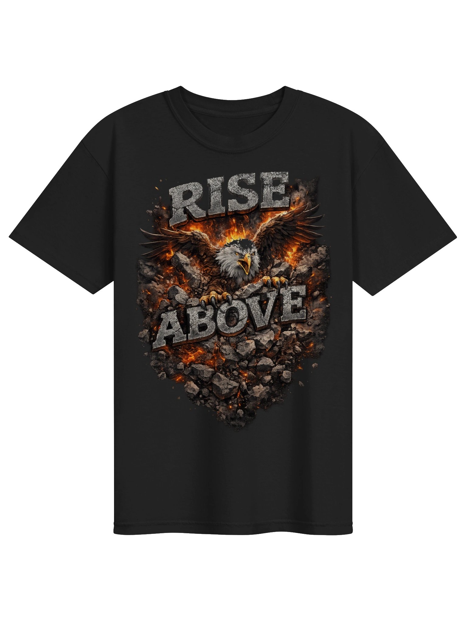 Rise Above - Eagle Motivational T-Shirt product image (1)