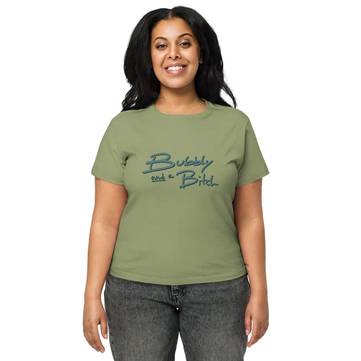 Bubbly and a B*tch (fir design) waist-length tee product image (2)