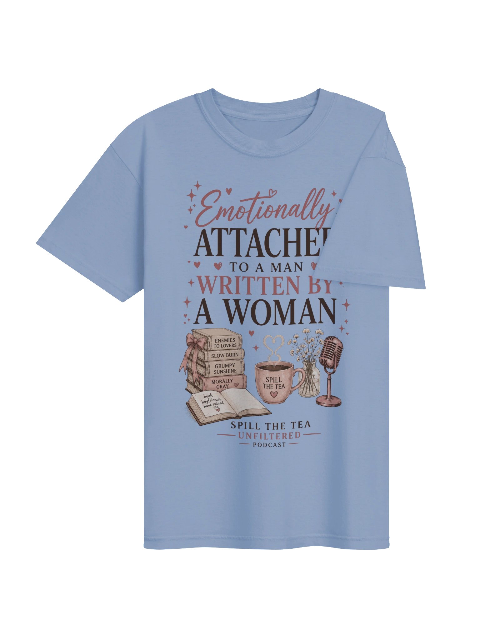 Emotionally Attached Bookish Tee product image (25)