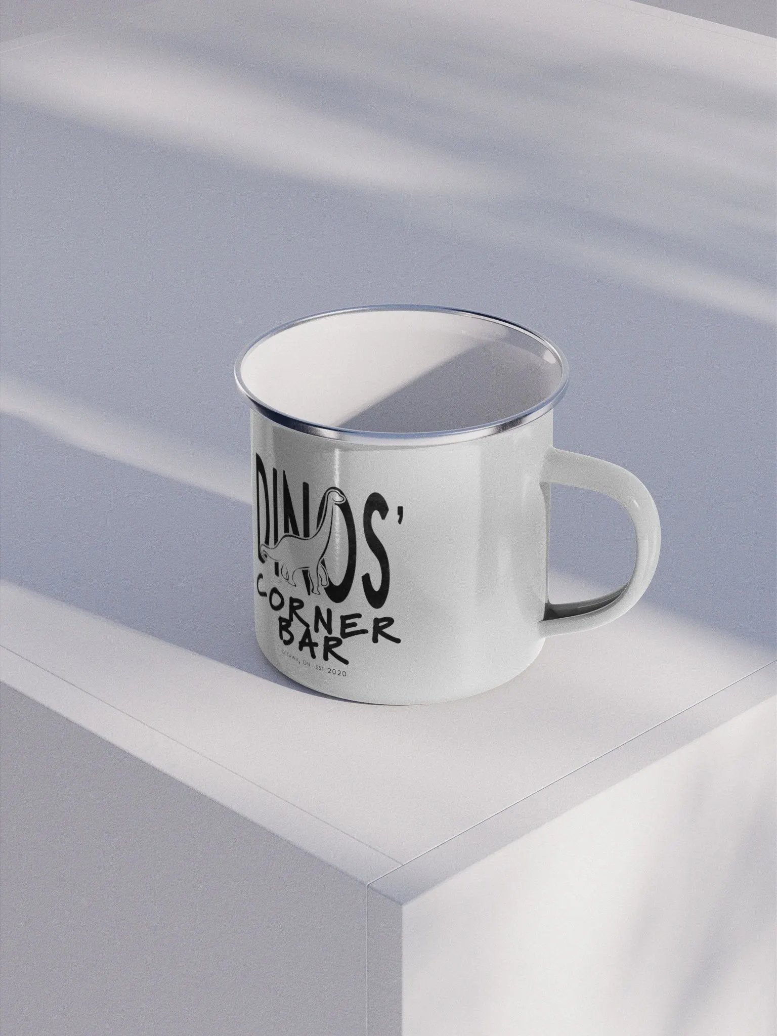 Dinos' Corner Bar Enamel Mug [Dark] product image (2)