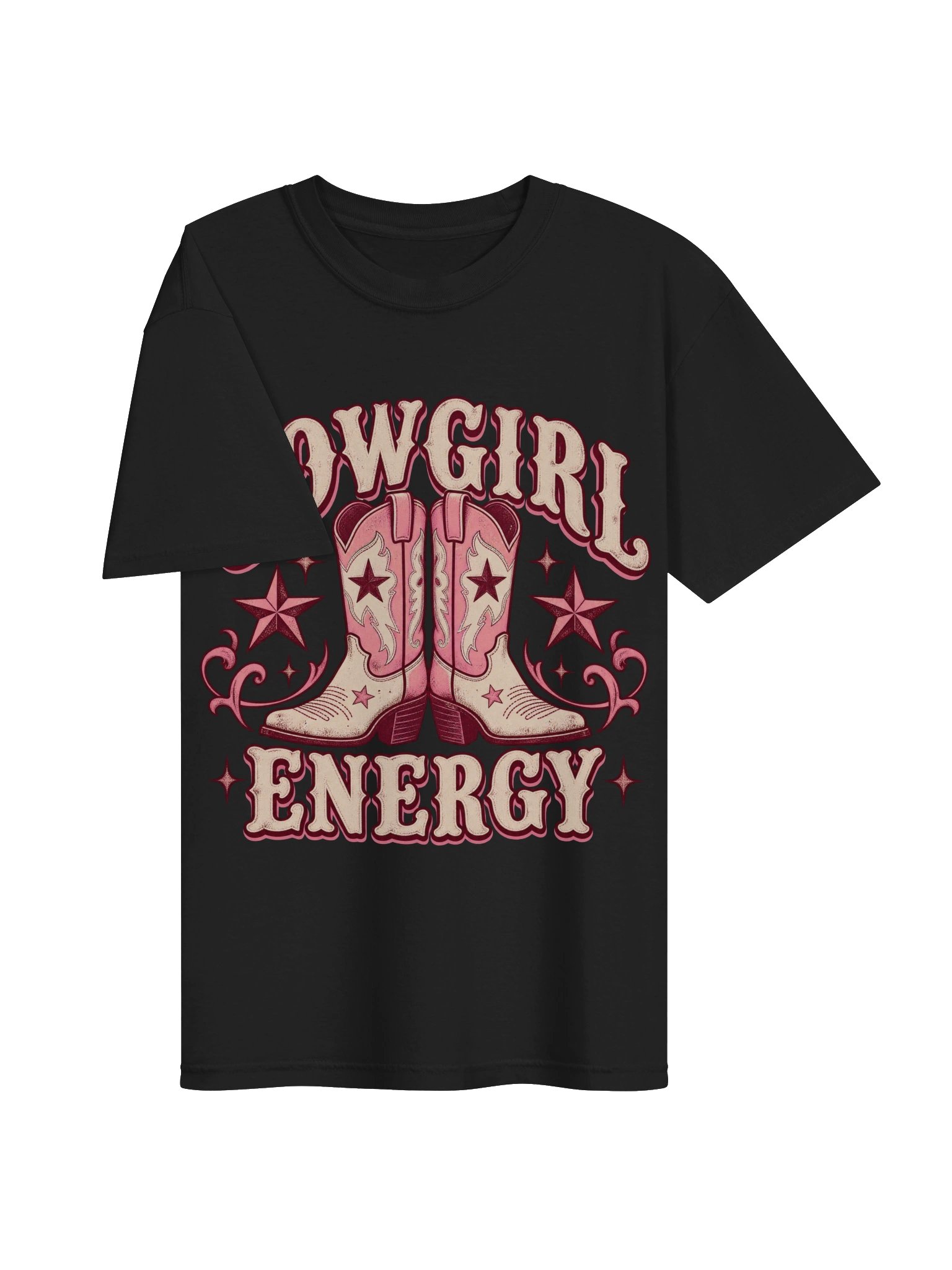 Pink Cowgirl Energy T-Shirt, Retro Western Boots Graphic Tee, Howdy Country Girl Shirt, Vintage Southern Style Apparel product image (38)