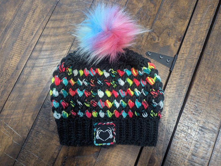 Aurora Beanie - Black/Neon product image (1)