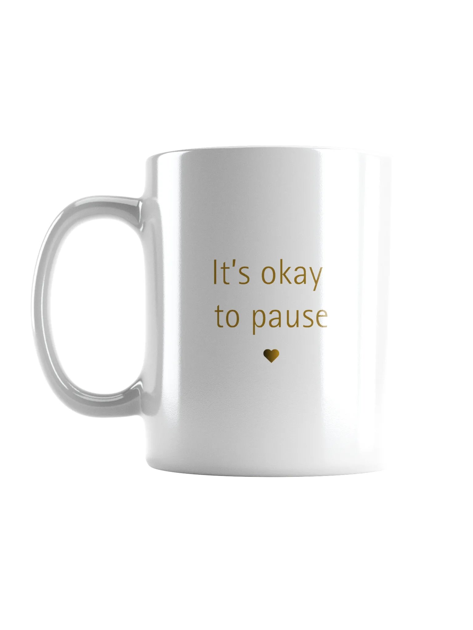It’s Okay to Pause – Minimalist Self-Care Mug product image (6)
