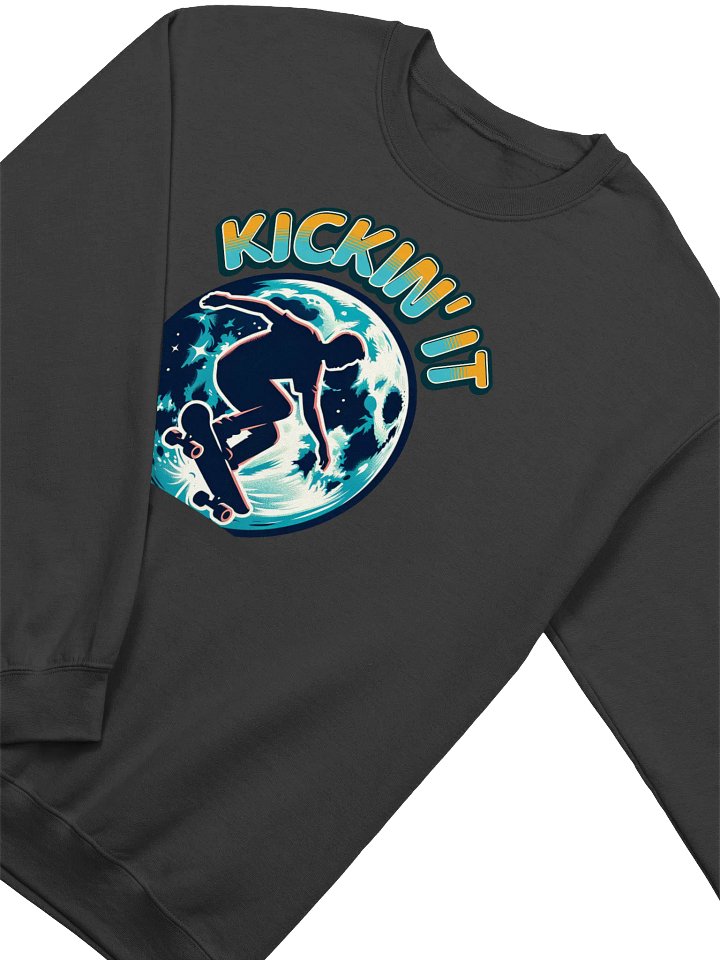 Kickin It Skateboarder Lunar Skater Crewneck product image (2)