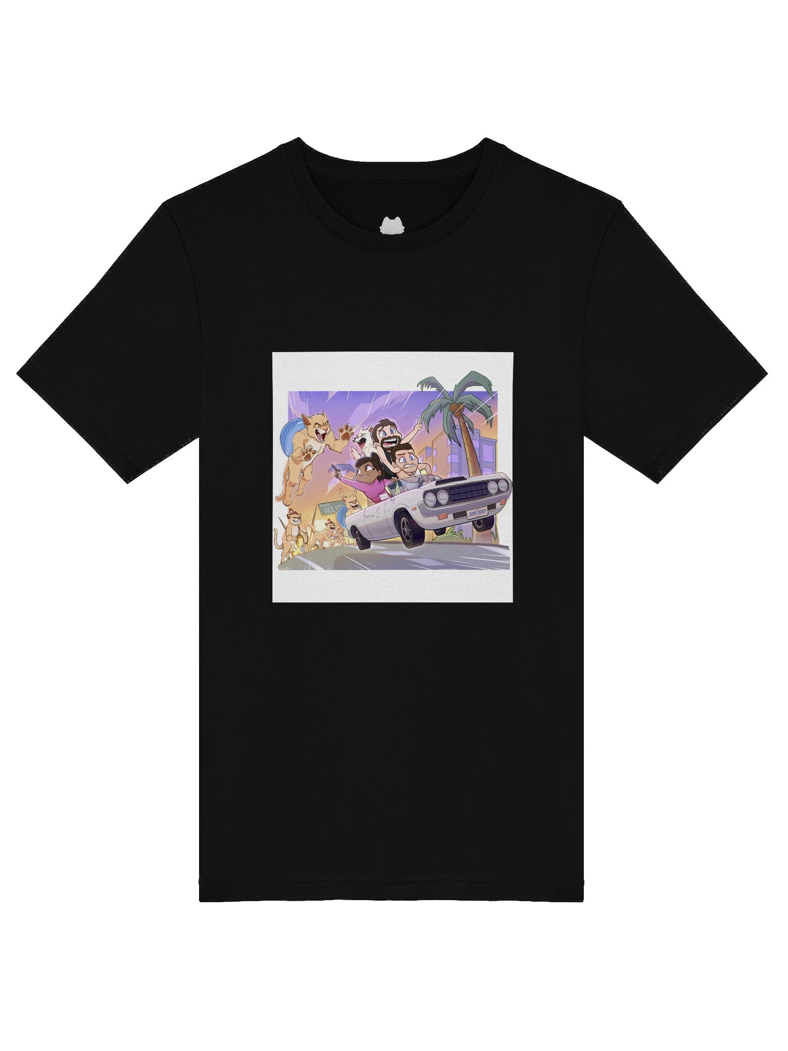 Cat-astrophic Fur-ocius Purrsuit T-Shirt product image (49)