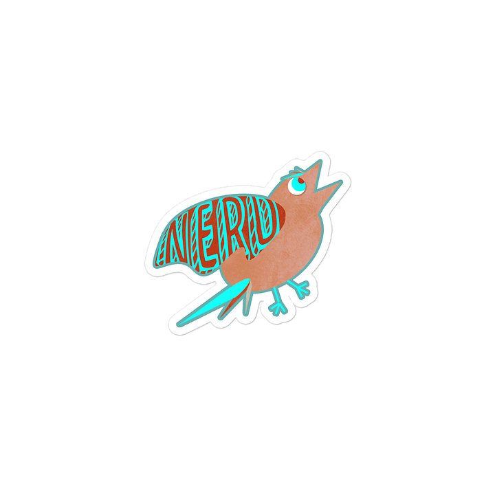 Bird the Nerd Chickadee Sticker product image (2)
