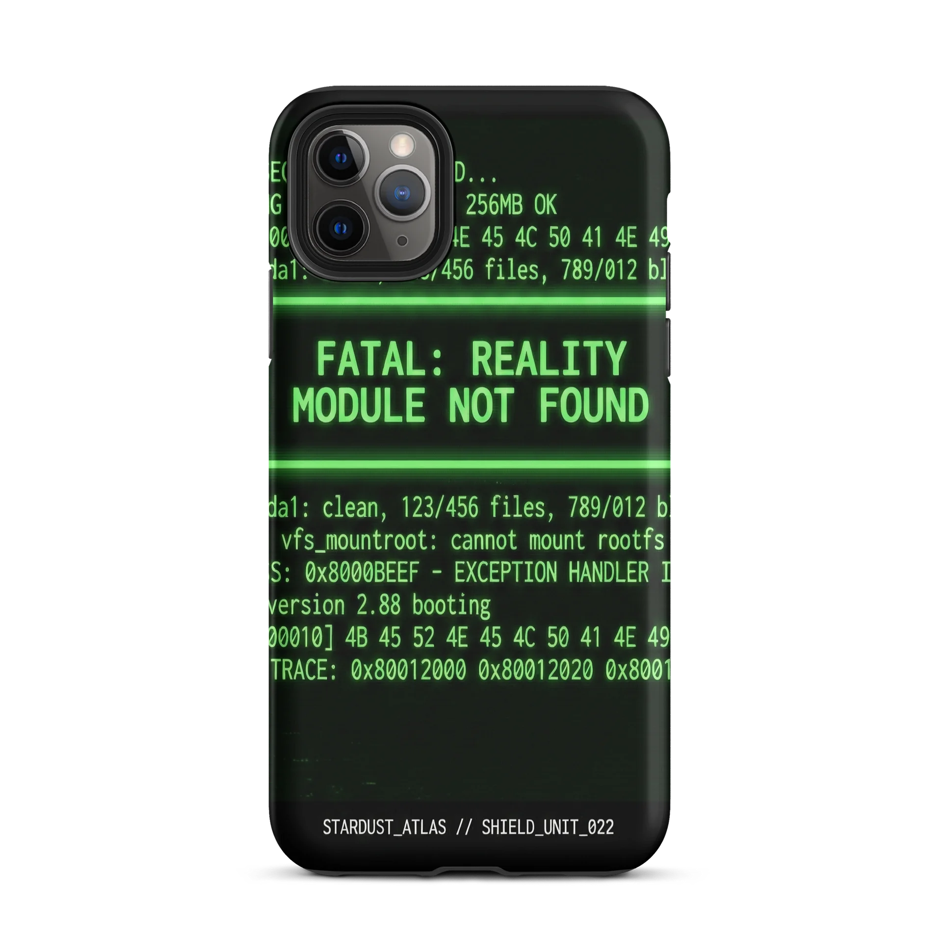 OBJECT 022: SYSTEM_SHIELD // KERNEL_PANIC - iPhone Tough Case product image (2)