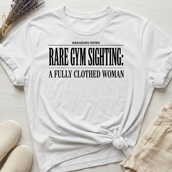 Good Clean Fun: "Rare Gym Sighting 4" Organic T-Shirt product image (1)