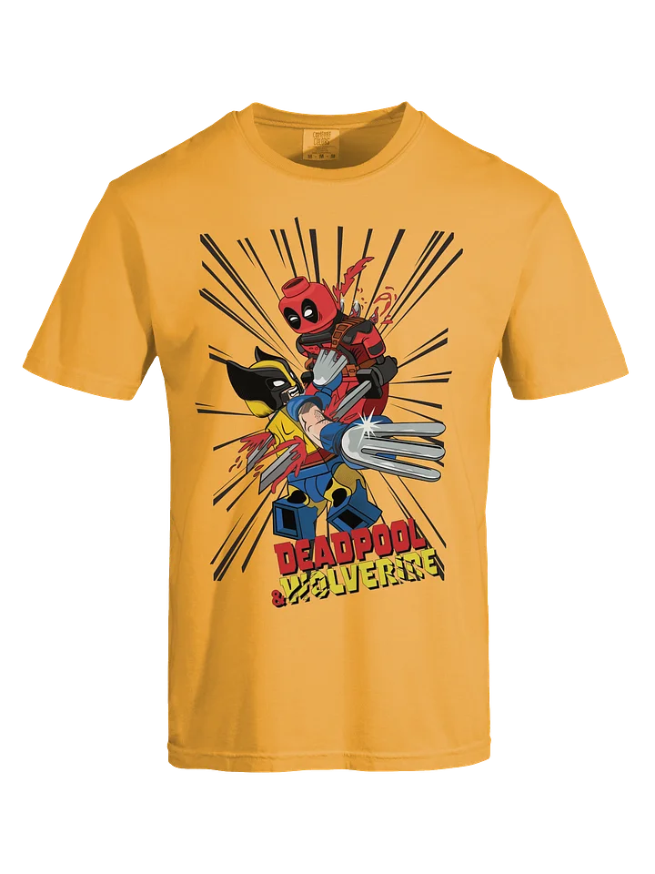 The Merc with a Mouth and the angry X-men Lego-Style Clash T-Shirt" product image (2)