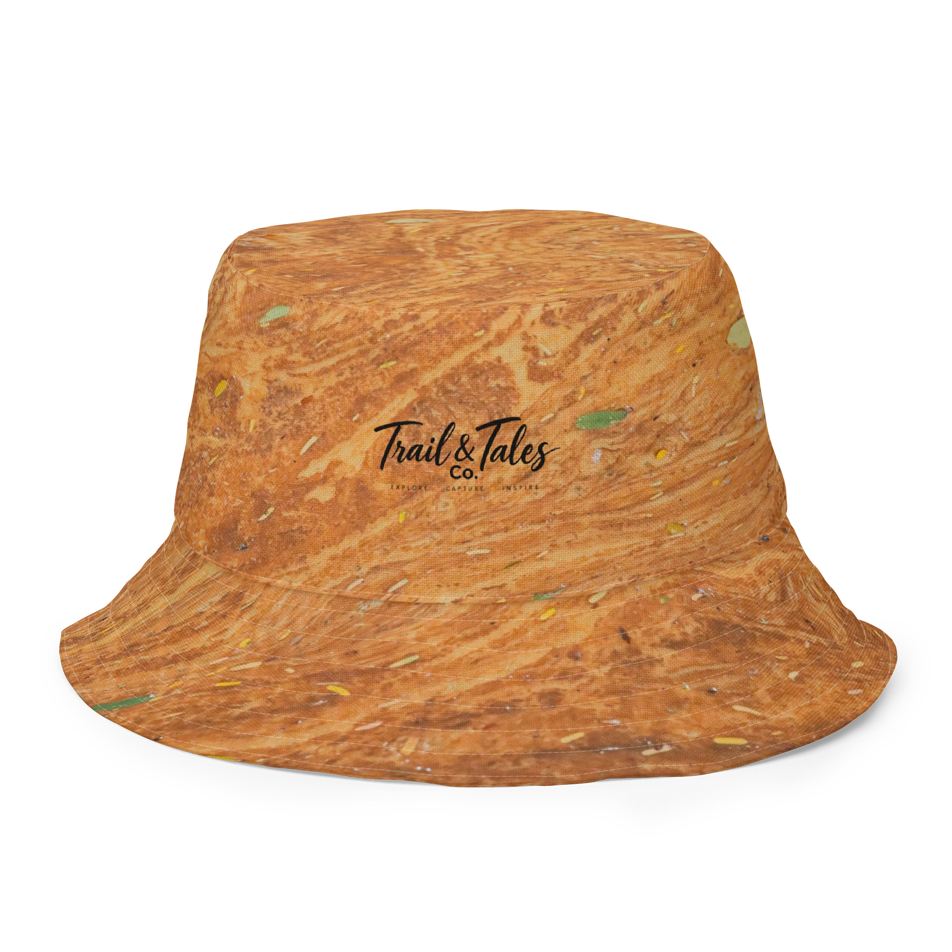 Verdant Life / Terracotta Tea All-Over Print Reversible Bucket Hat product image (1)