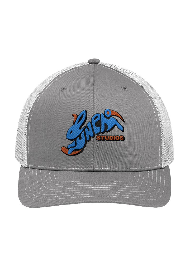 Kuneho Studios - Cartoon Clash Rabbit Logo Embroidered Trucker Hat product image (1)