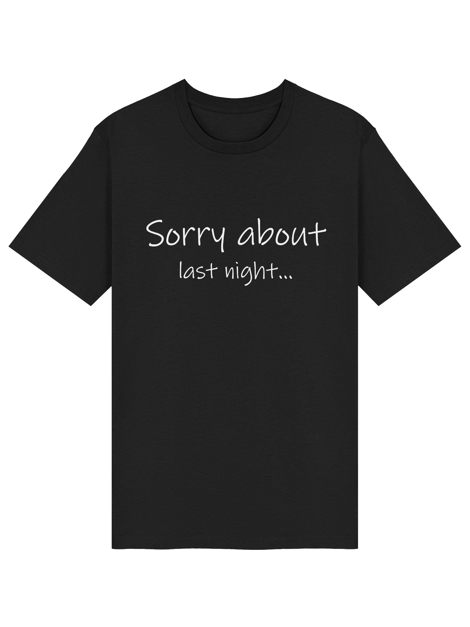 Sorry About Last Night Organic Cotton Tee product image (21)
