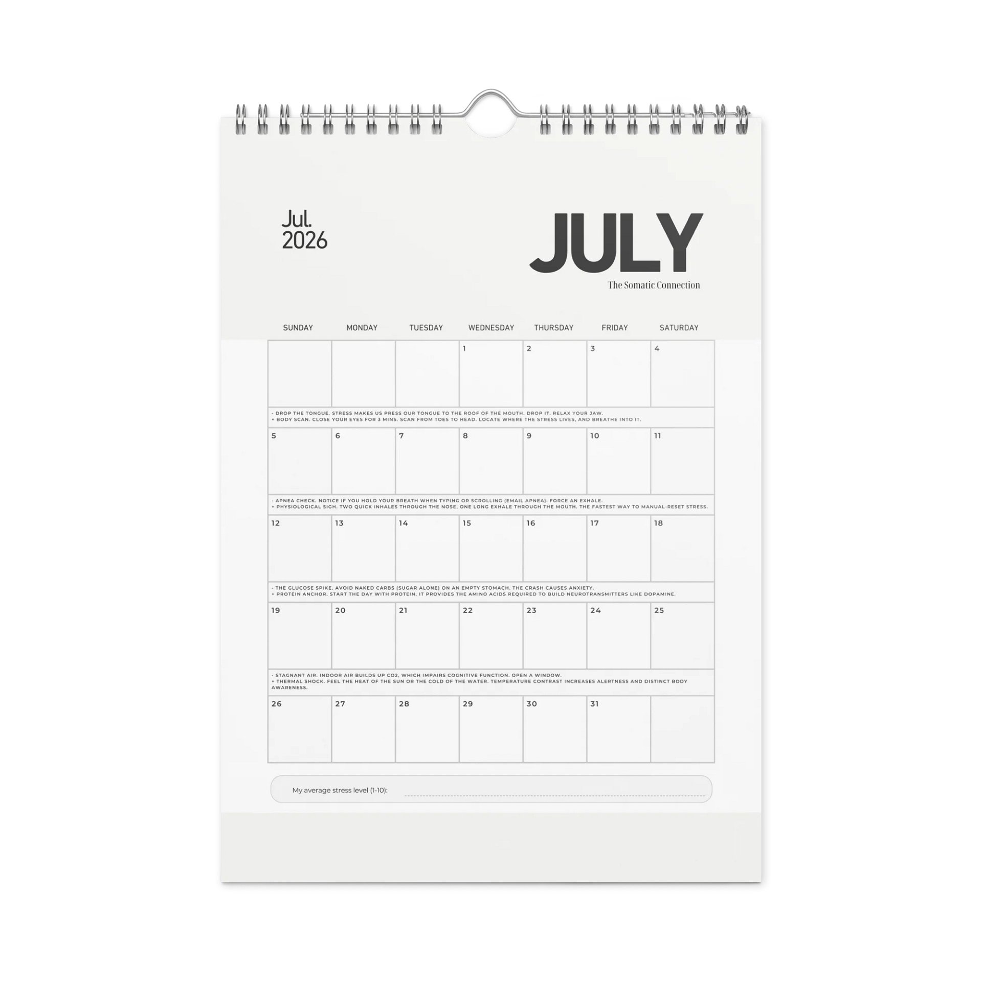 The Greenhouse Calendar 2026: A Year of Sensory Care product image (9)