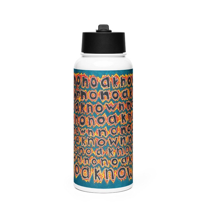 A Wild Woman Stainless Steel Water Bottle with a Straw Lid product image (1)