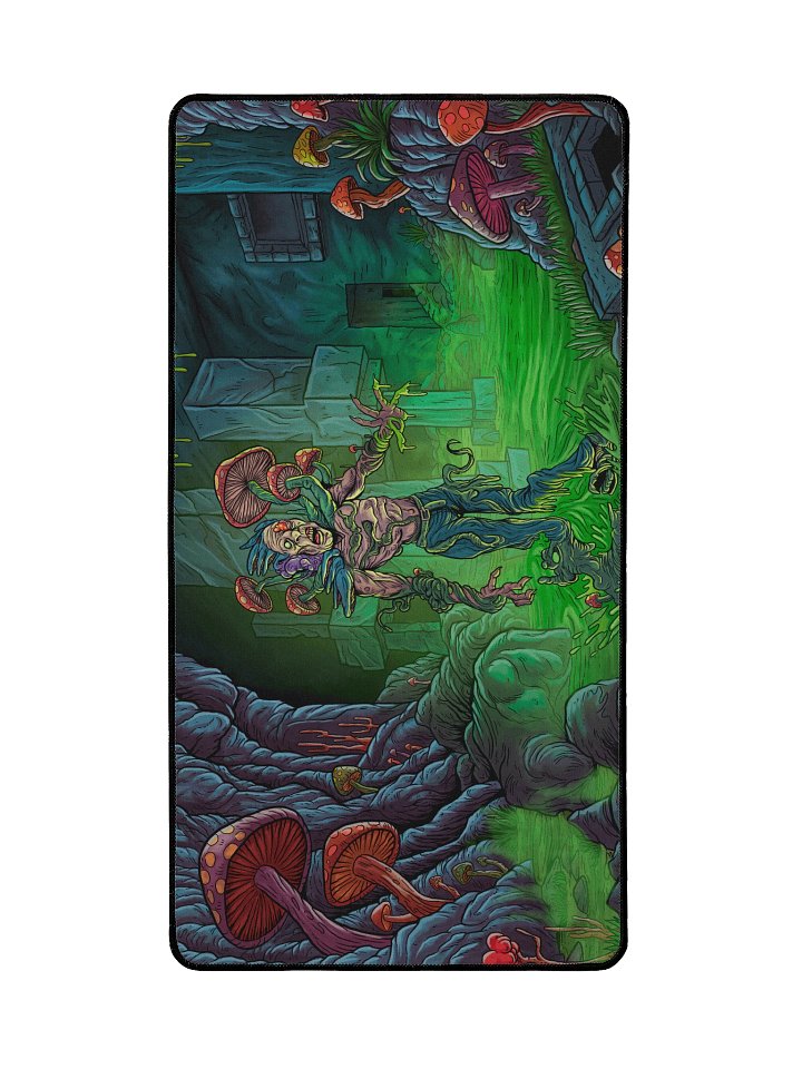 'Cordyceps' Hand Drawn Playmat by DarkSideTokens! product image (2)