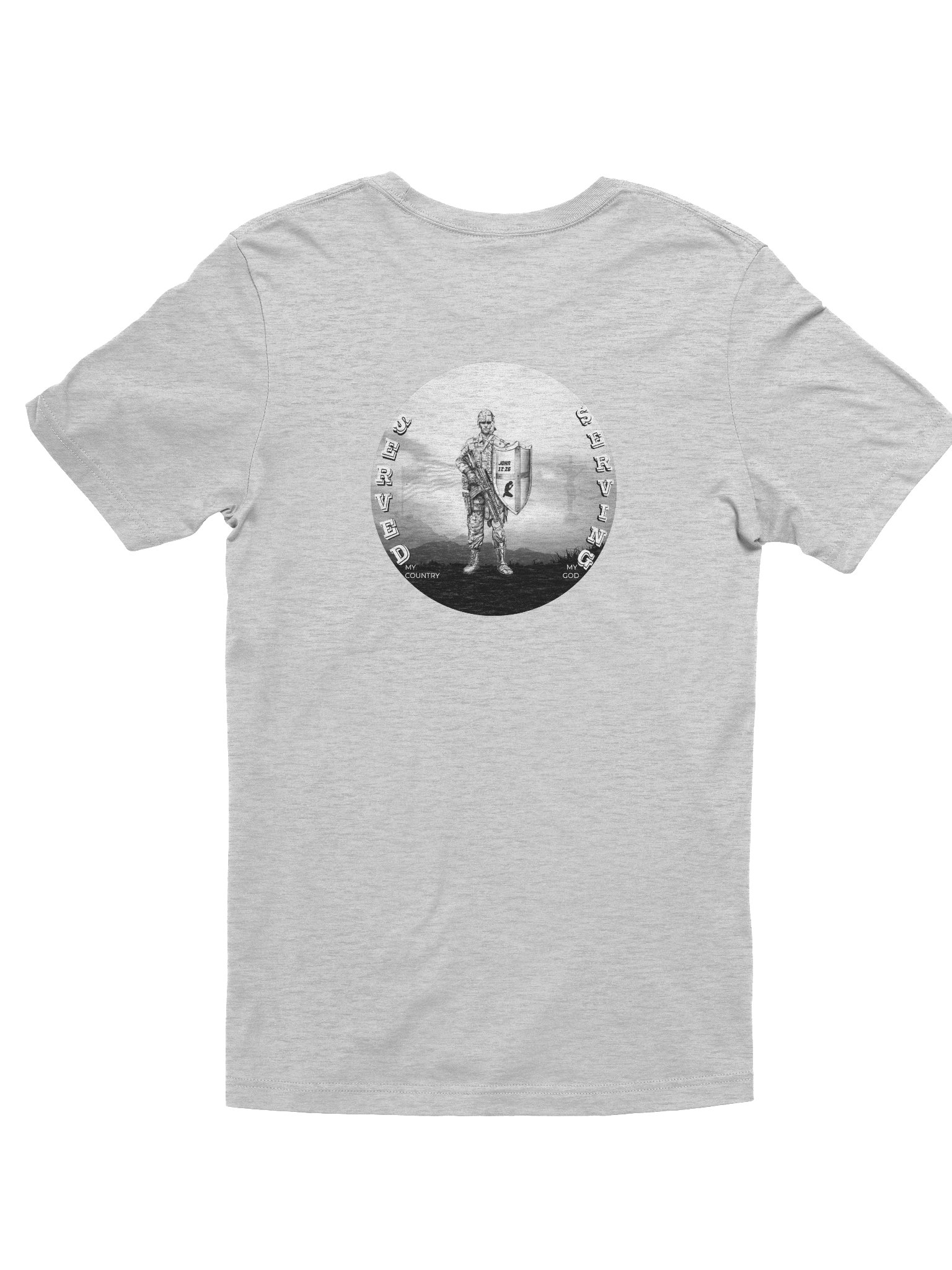 Served/Serving (front/back short sleeve tee) product image (2)