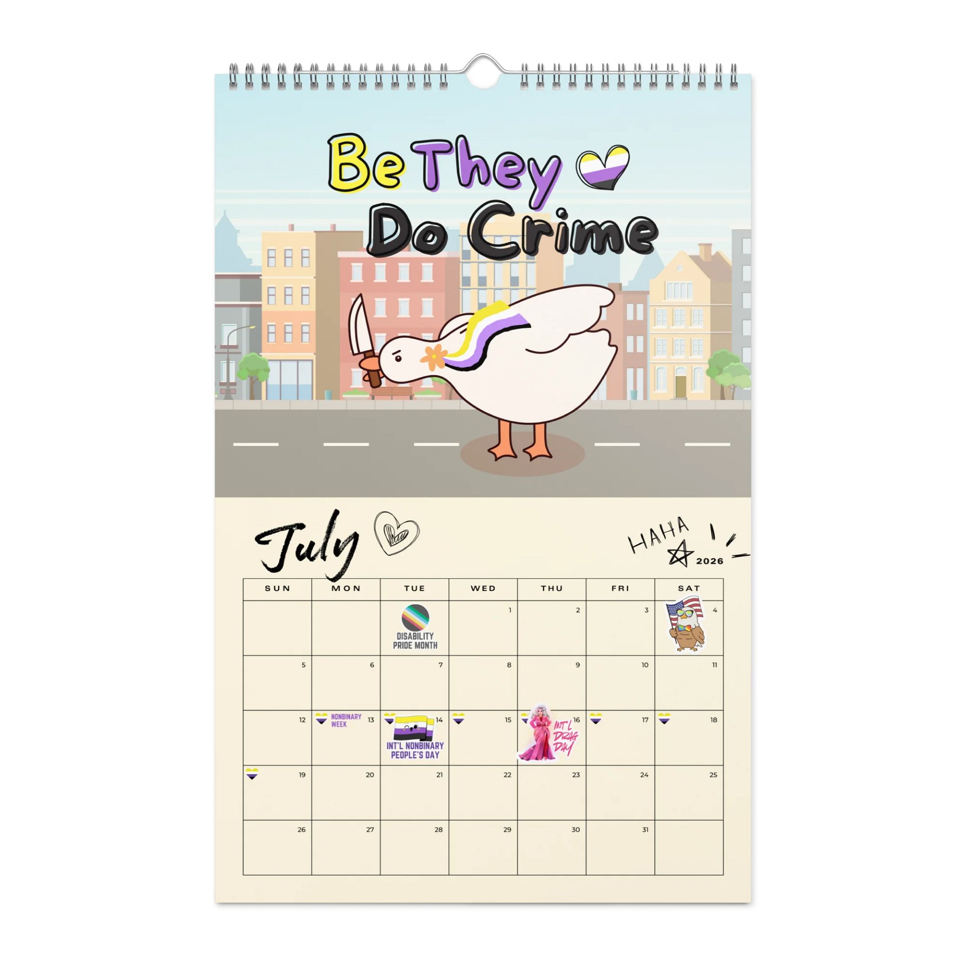 2026 LGBTQ+ Pride & Cultural Celebration Calendar product image (7)