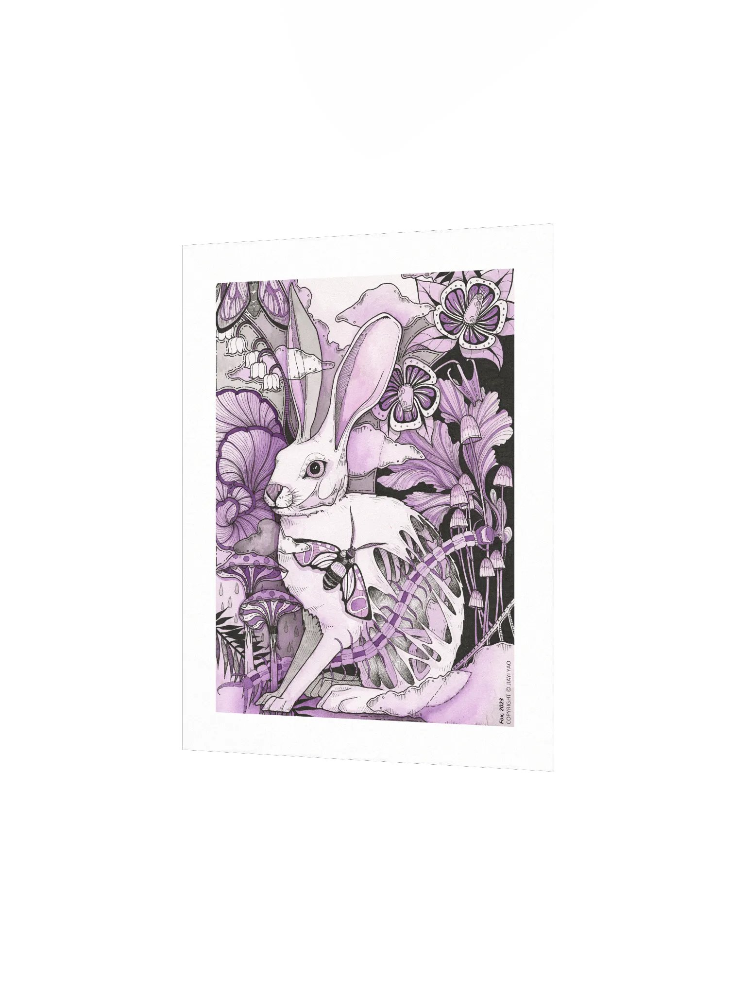Wild Rabbit - Original Art Print product image (3)