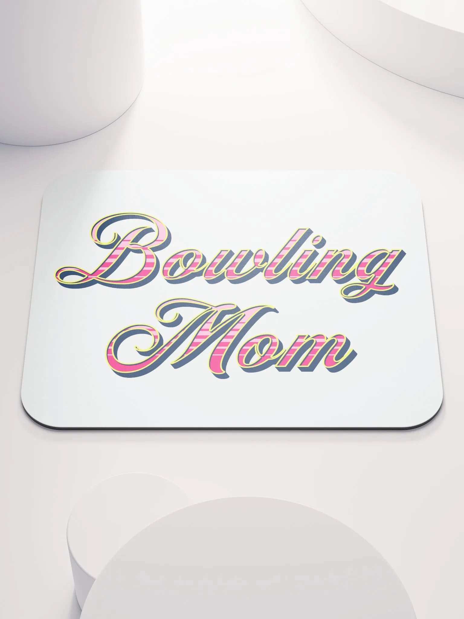 Mom Bowling Delight Mouse Pad product image (2)