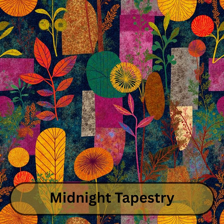 Midnight Tapestry- Seamless Pattern product image (1)