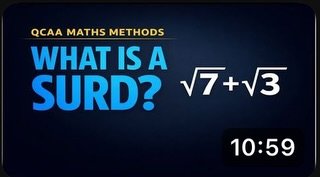 If surds have ever confused you, this is where to start.

Check out these new videos taught by Ruby just uploaded to our Chan...