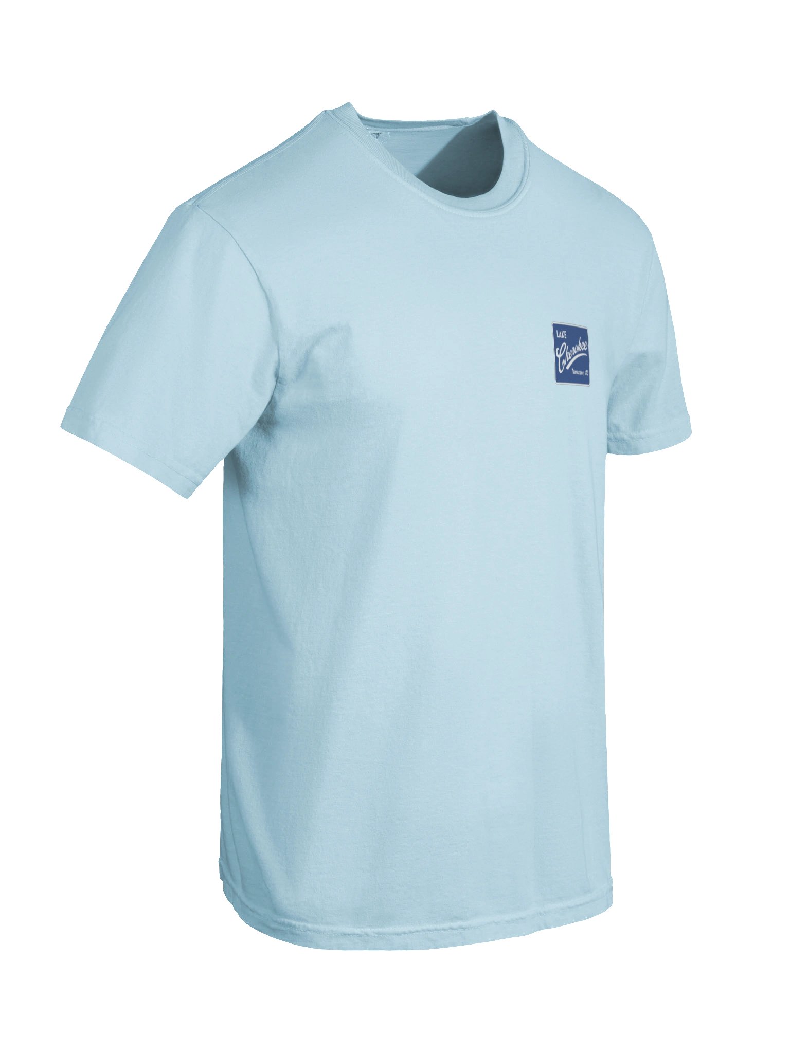Lake Cherokee Swoosh Tee Blue product image (6)
