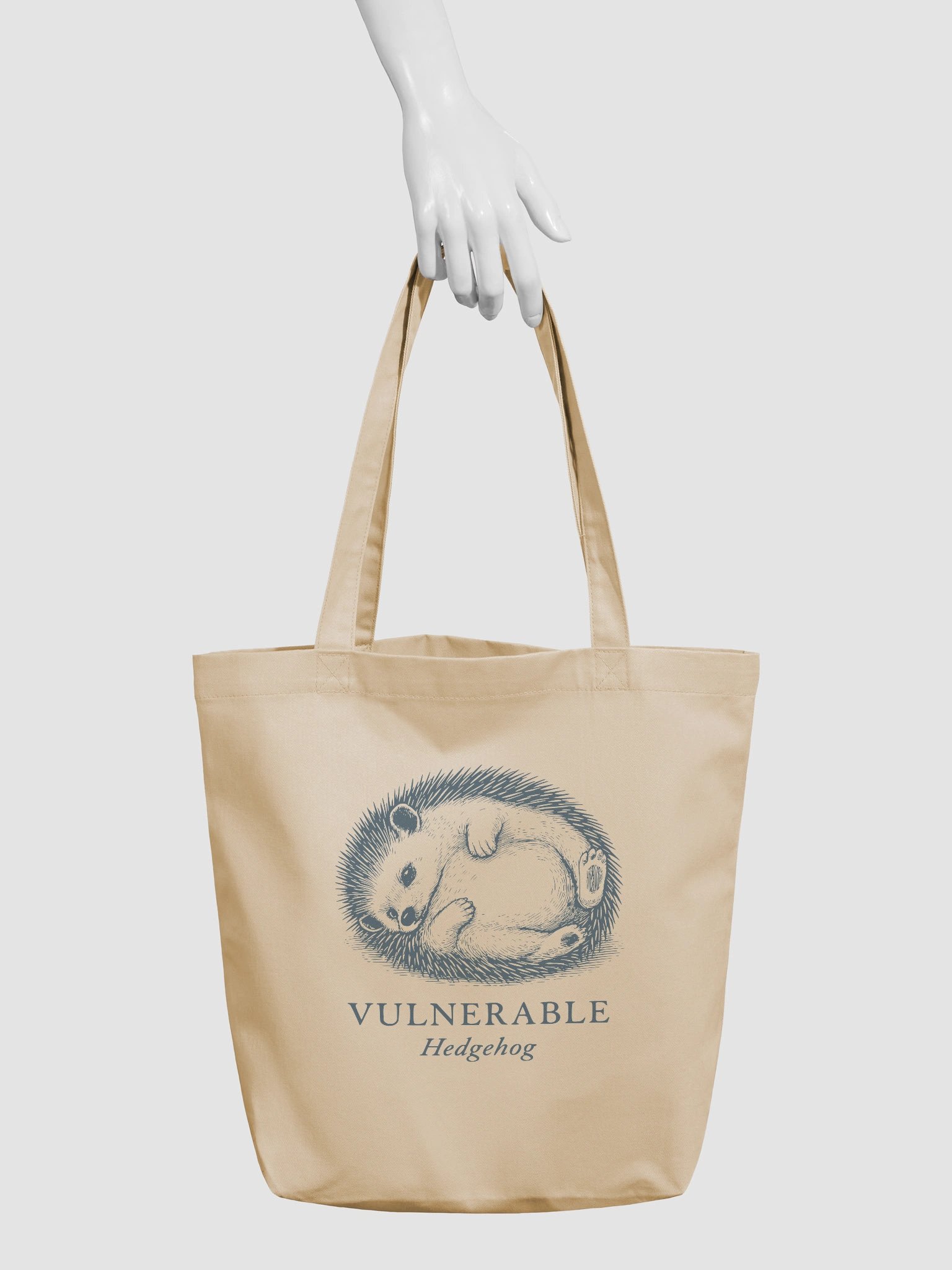 Vulnerable Hedgehog Organic Cotton Tote Bag product image (3)