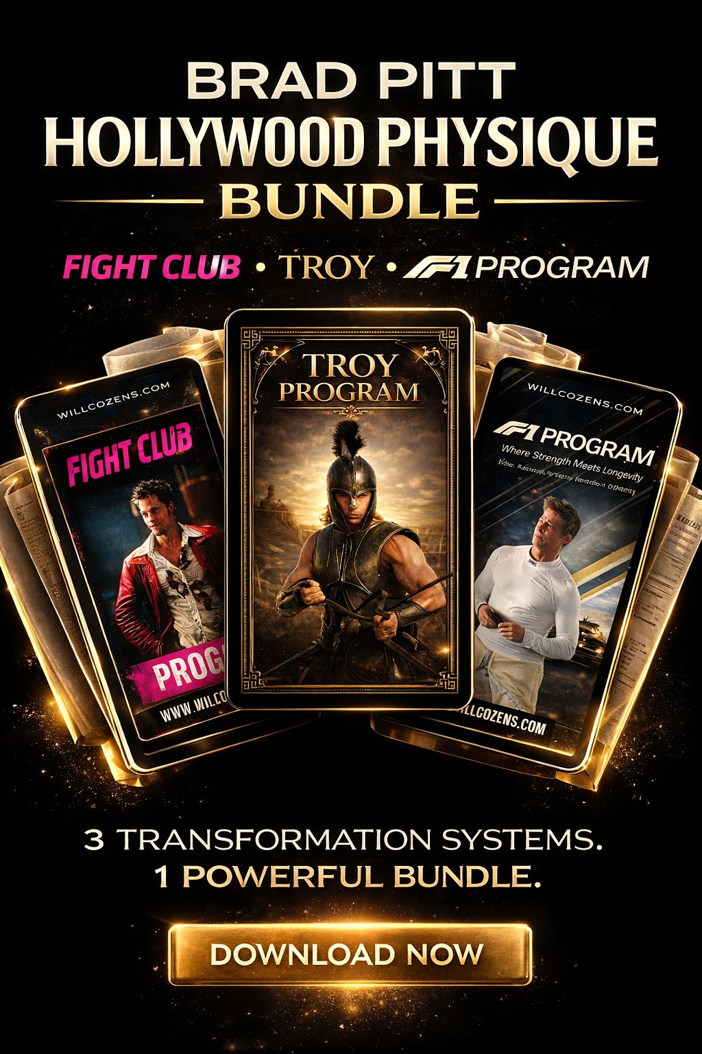 Brad Pitt Hollywood Physique Bundle product image (1)