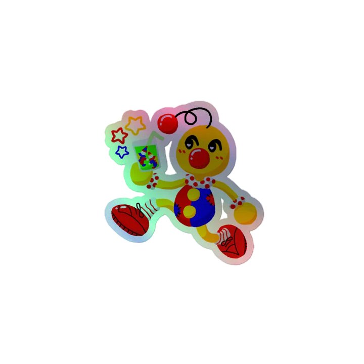 Boyoyoing Dash Hearts Holographic Sticker product image (1)