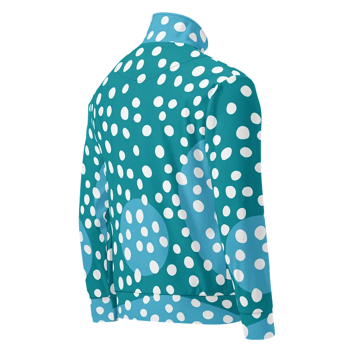 Teal Wave Polka Dot Track Jacket product image (2)