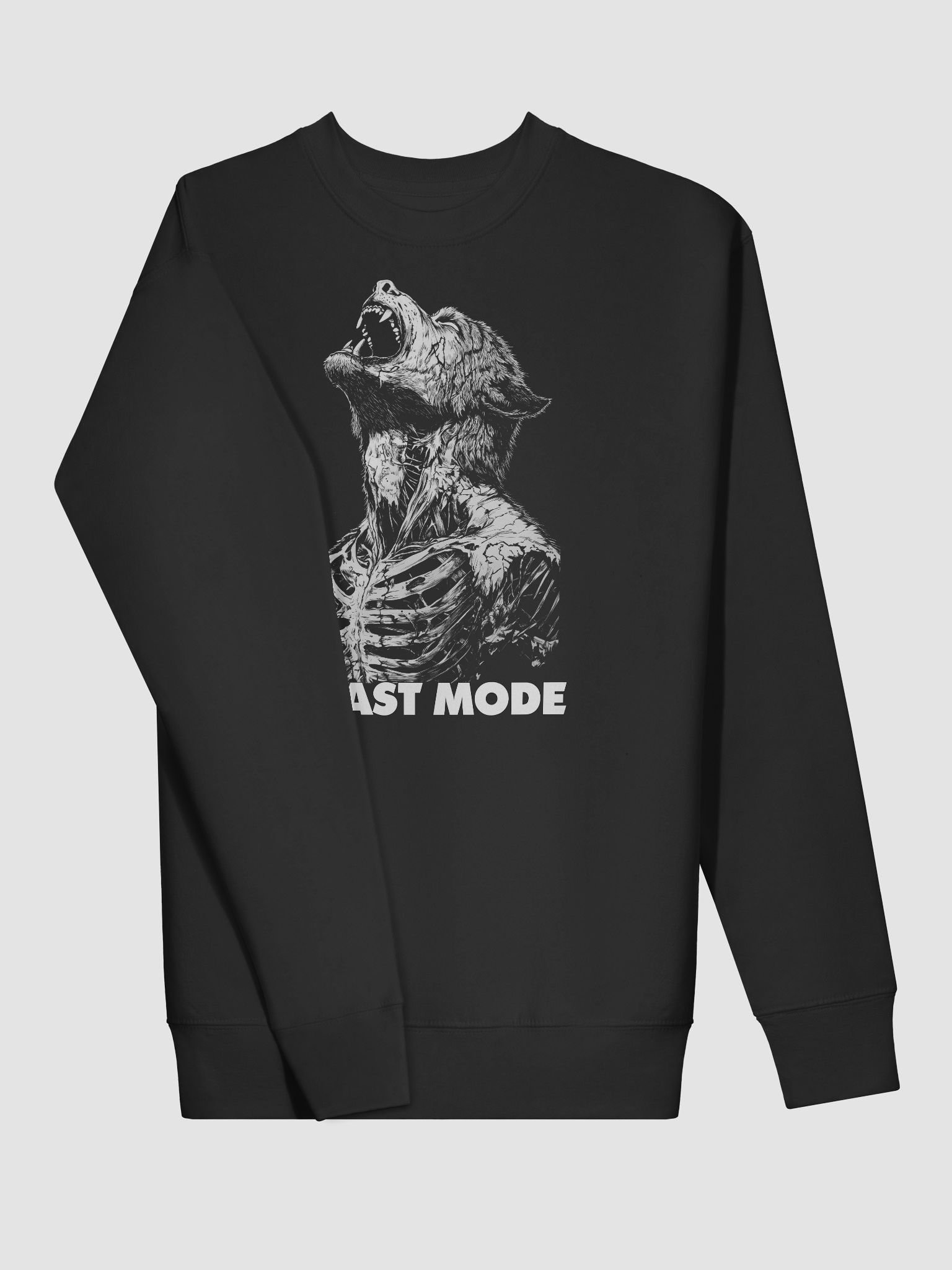 Beast Mode - Werewolf Howling Transformation Monster Horror sweatshirt product image (3)