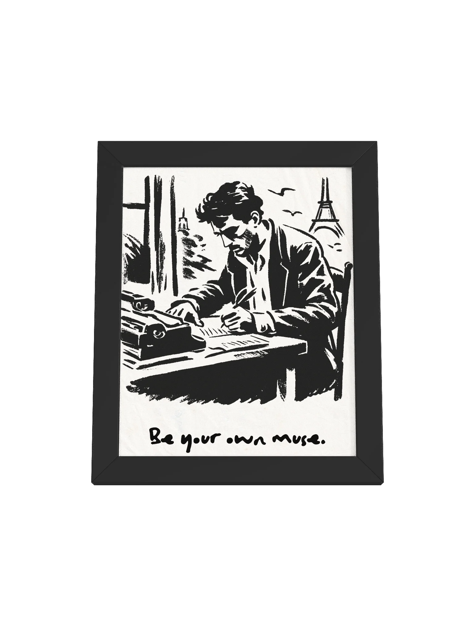 Be Your Own Muse Framed Paris Poster product image (3)
