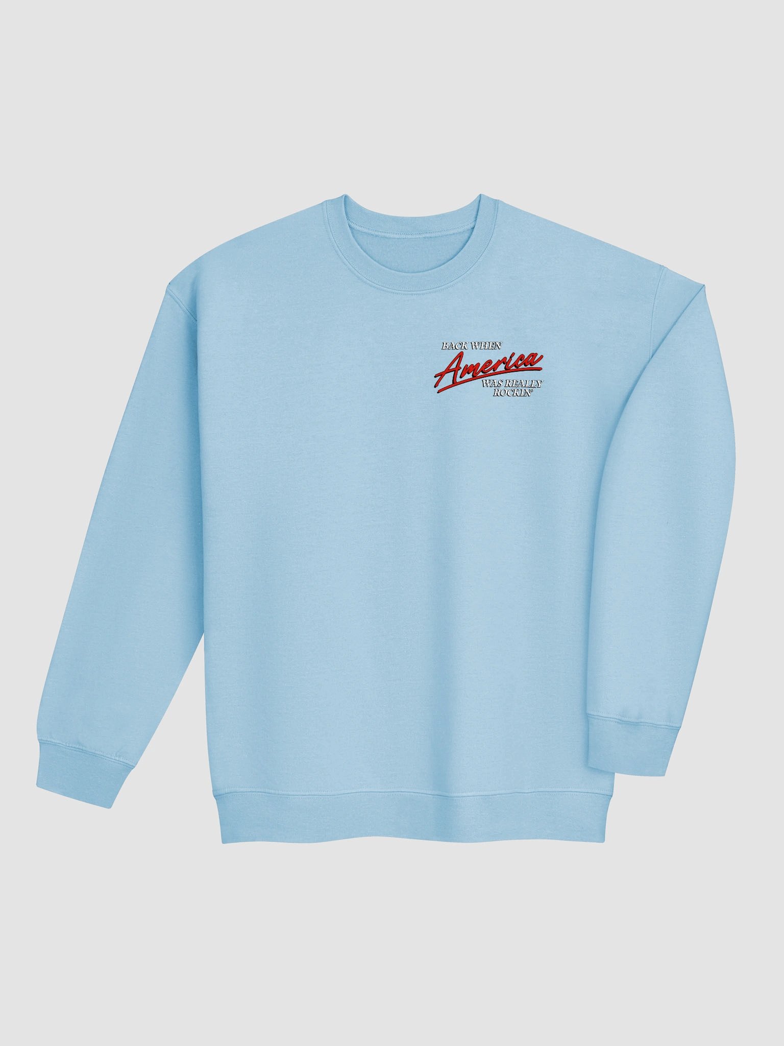 Back When America Was Really Rockin' Crewneck Sweatshirt product image (12)