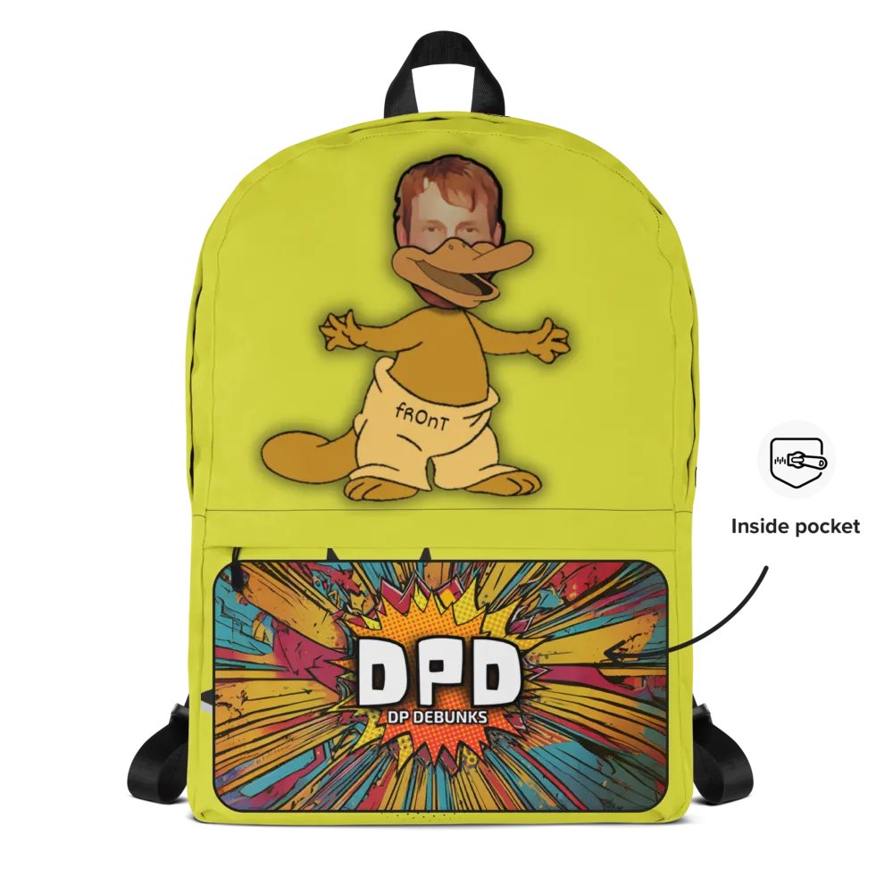 Witsit the Platypus - GOLDEN SHOWER EDITION Adventure Backpack product image (5)