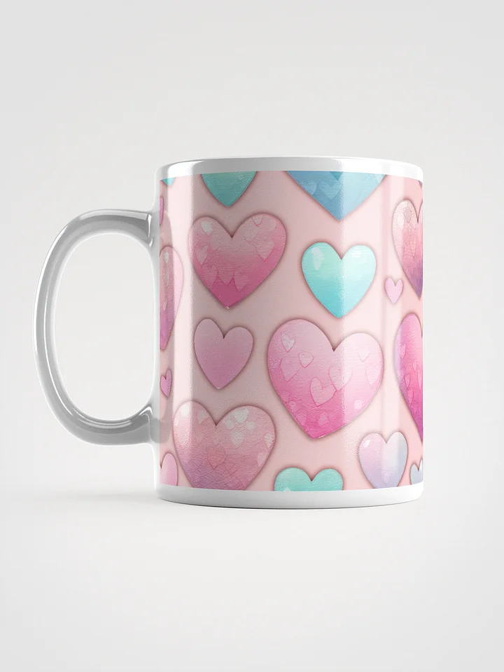 Pastel Hearts Delight Mug product image (2)