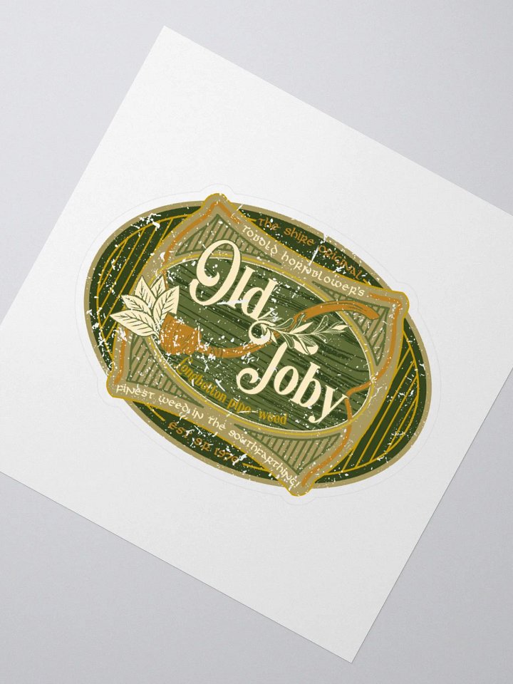 Old Toby Pipeweed Sticker | Lord of the Rings Shire Design product image (6)