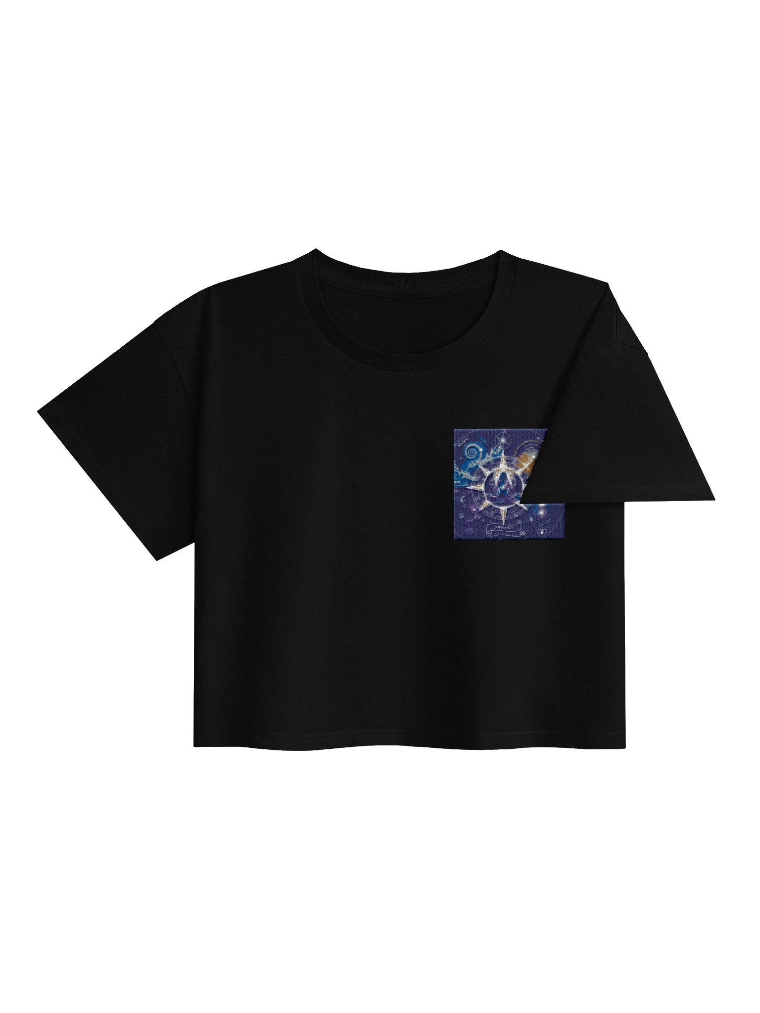 Meditation Mandala Crop Top product image (4)