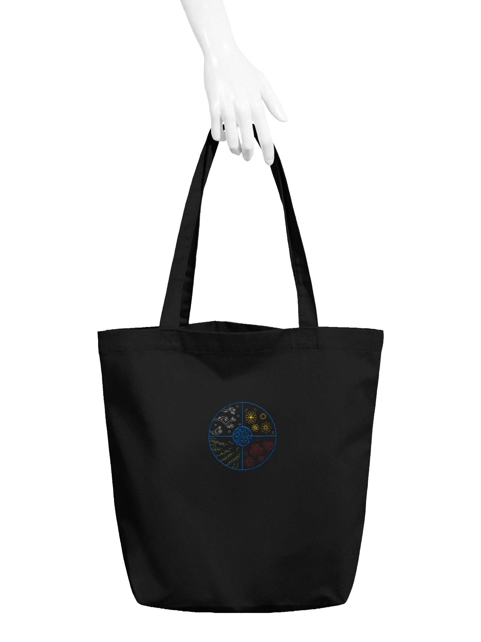 Natura Medicine Wheel Cotton Tote Bag product image (7)