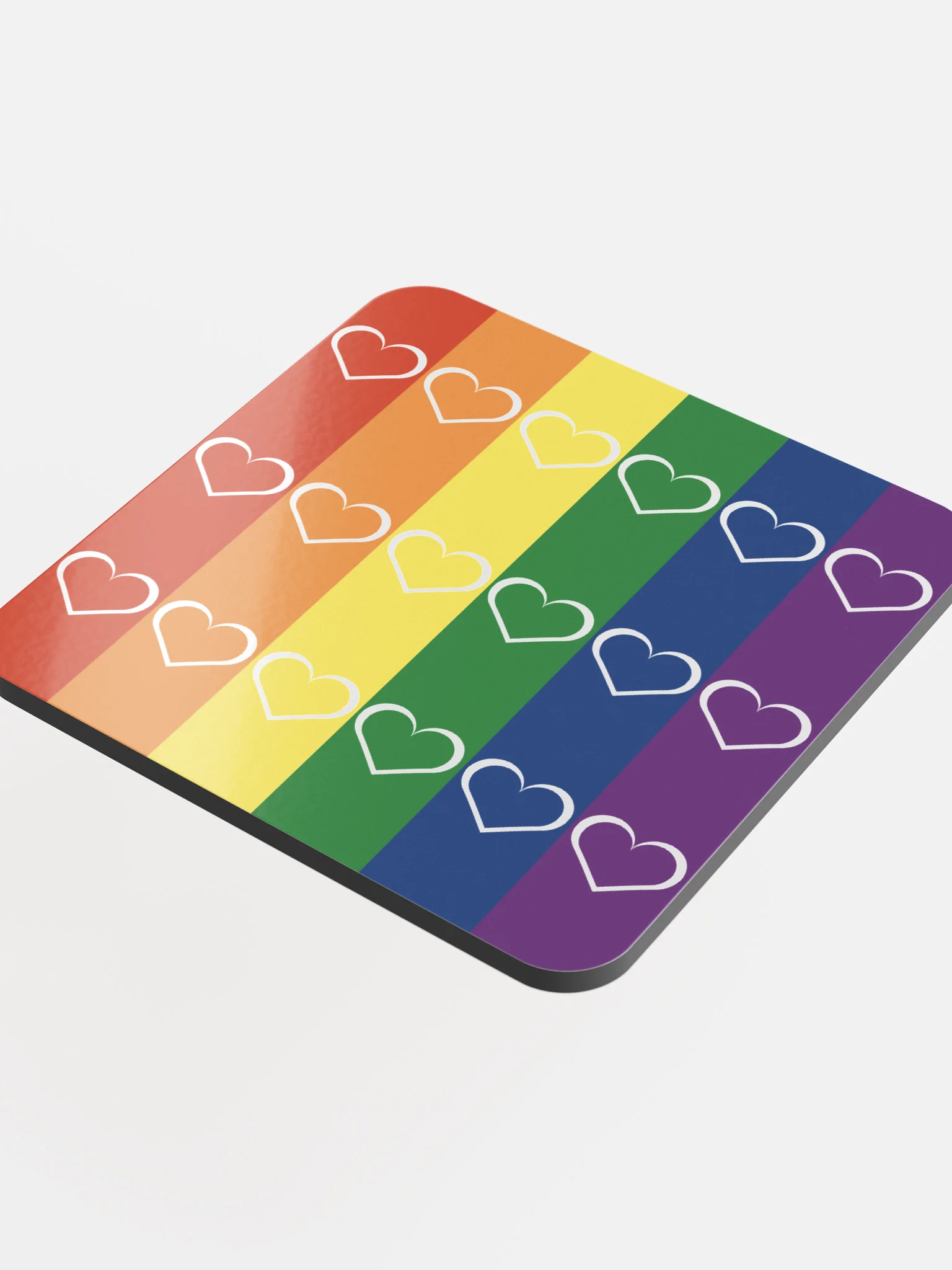 Rainbow Hearts Coaster product image (4)