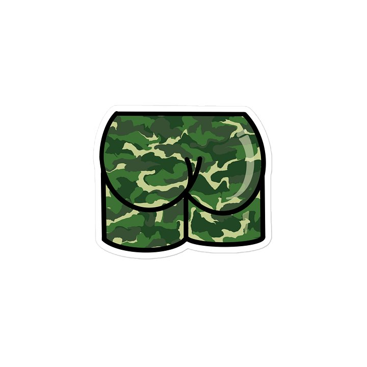 Camo Cheek Sticker product image (1)