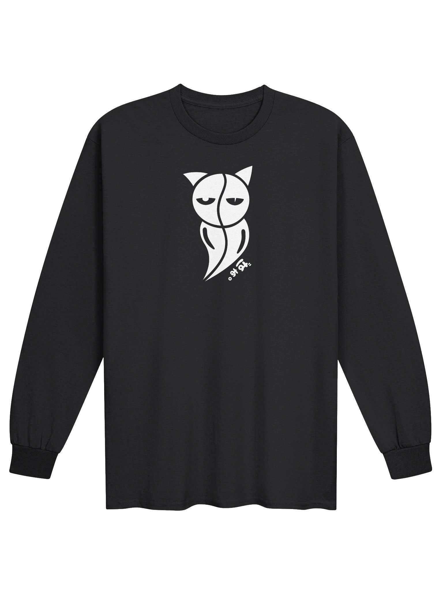Post-modern Cat Ghost 1 - Unisex Adult Long Sleeve T-shirt product image (1)