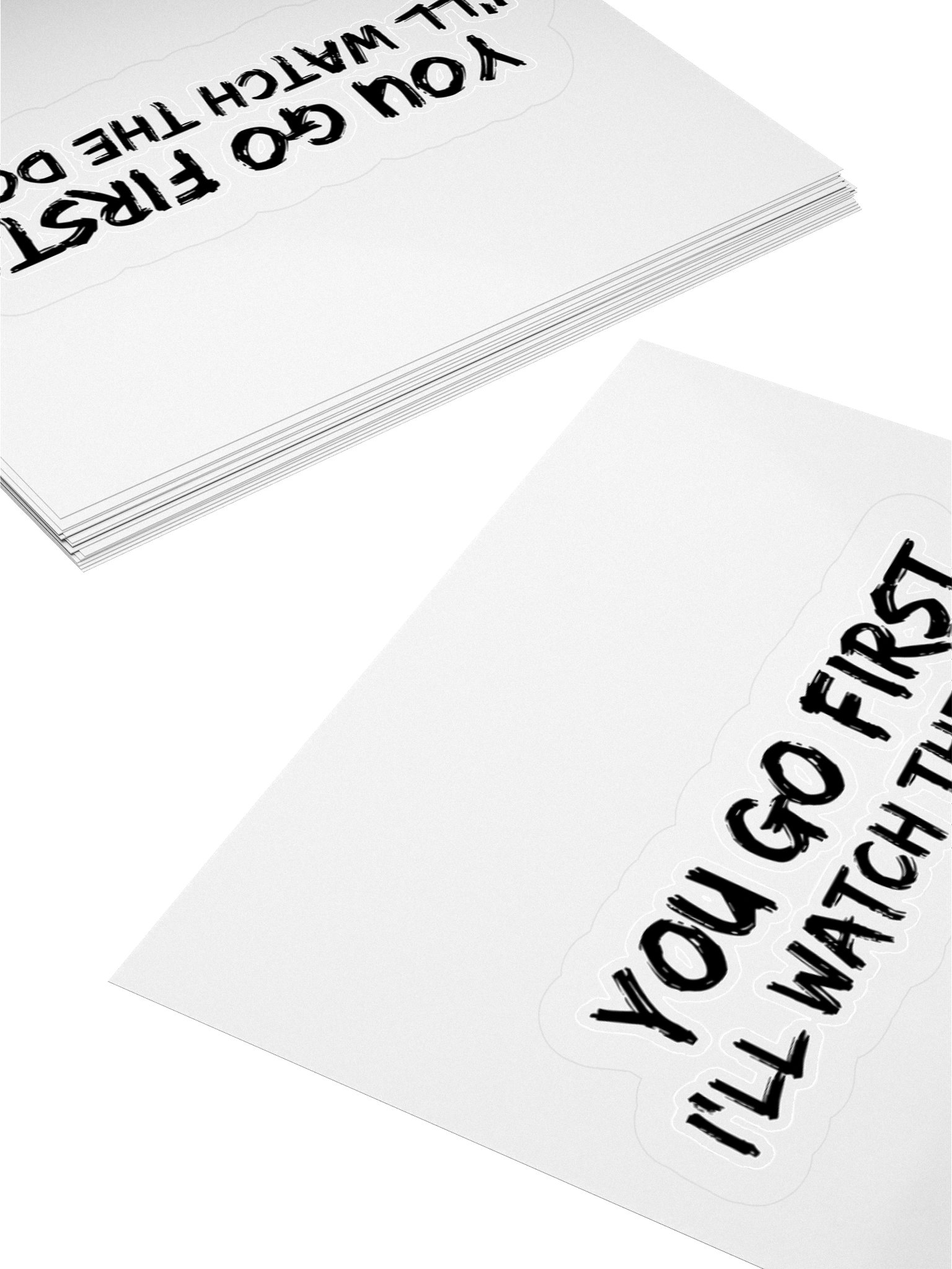 Watch The Door Kiss Cut Stickers product image (4)