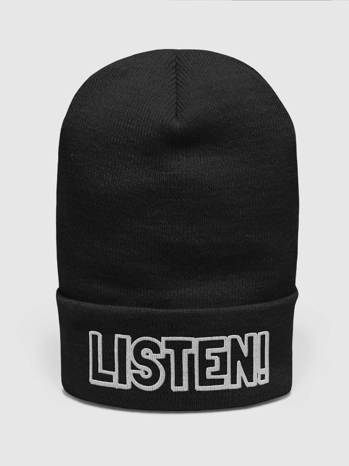 "Listen!" Beanie product image (1)