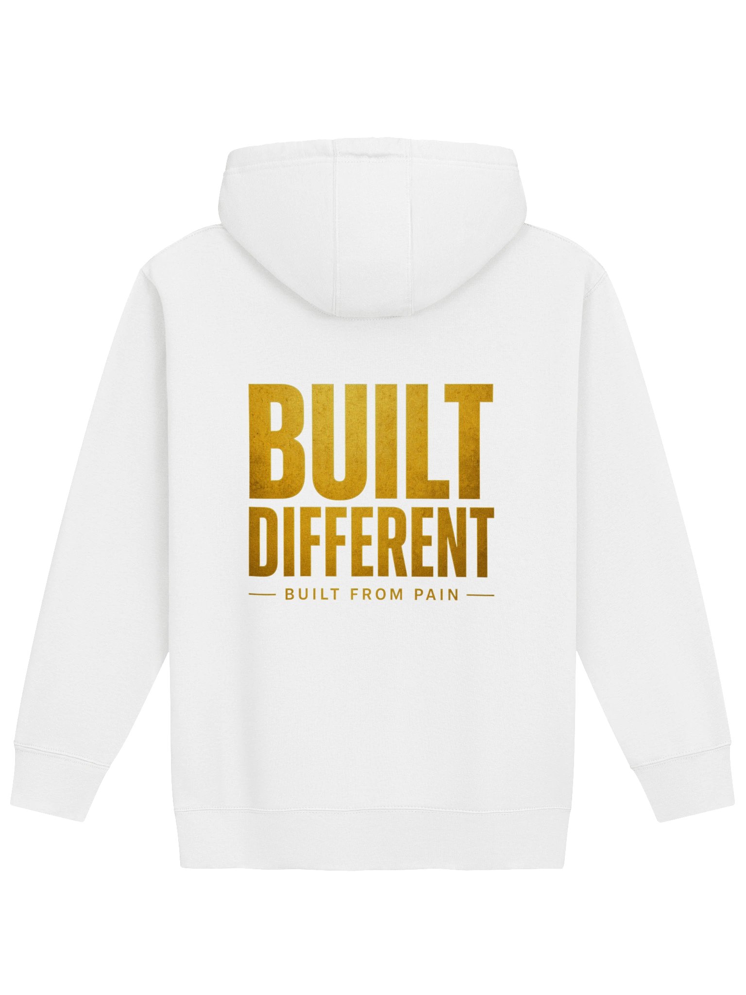 Built Different Hoodie 2.0 – White Edition product image (2)