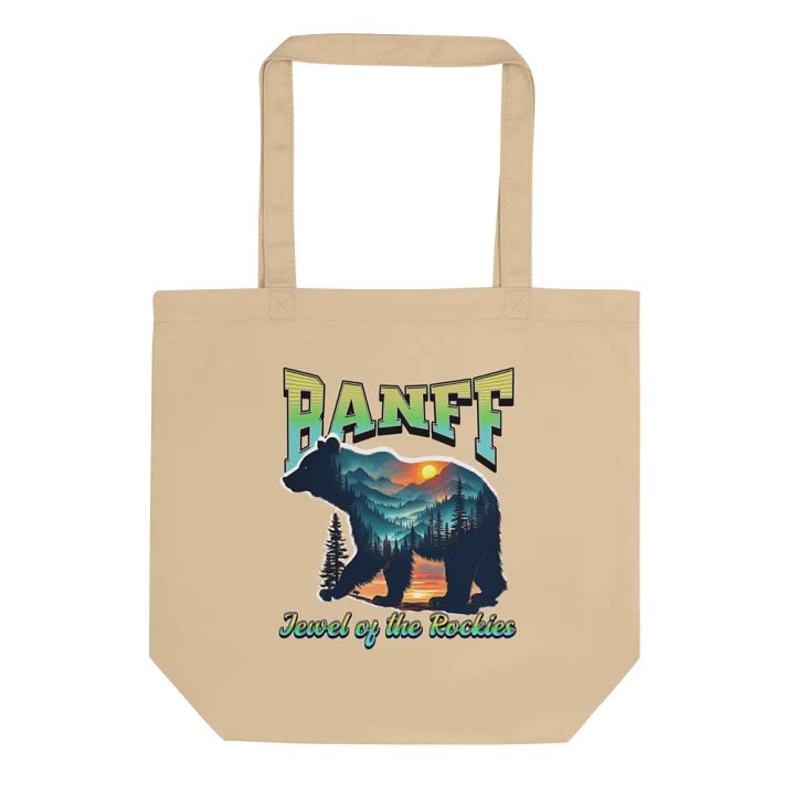 Banff Jewel Of The Rockies Bear Eco Tote Bag product image (1)