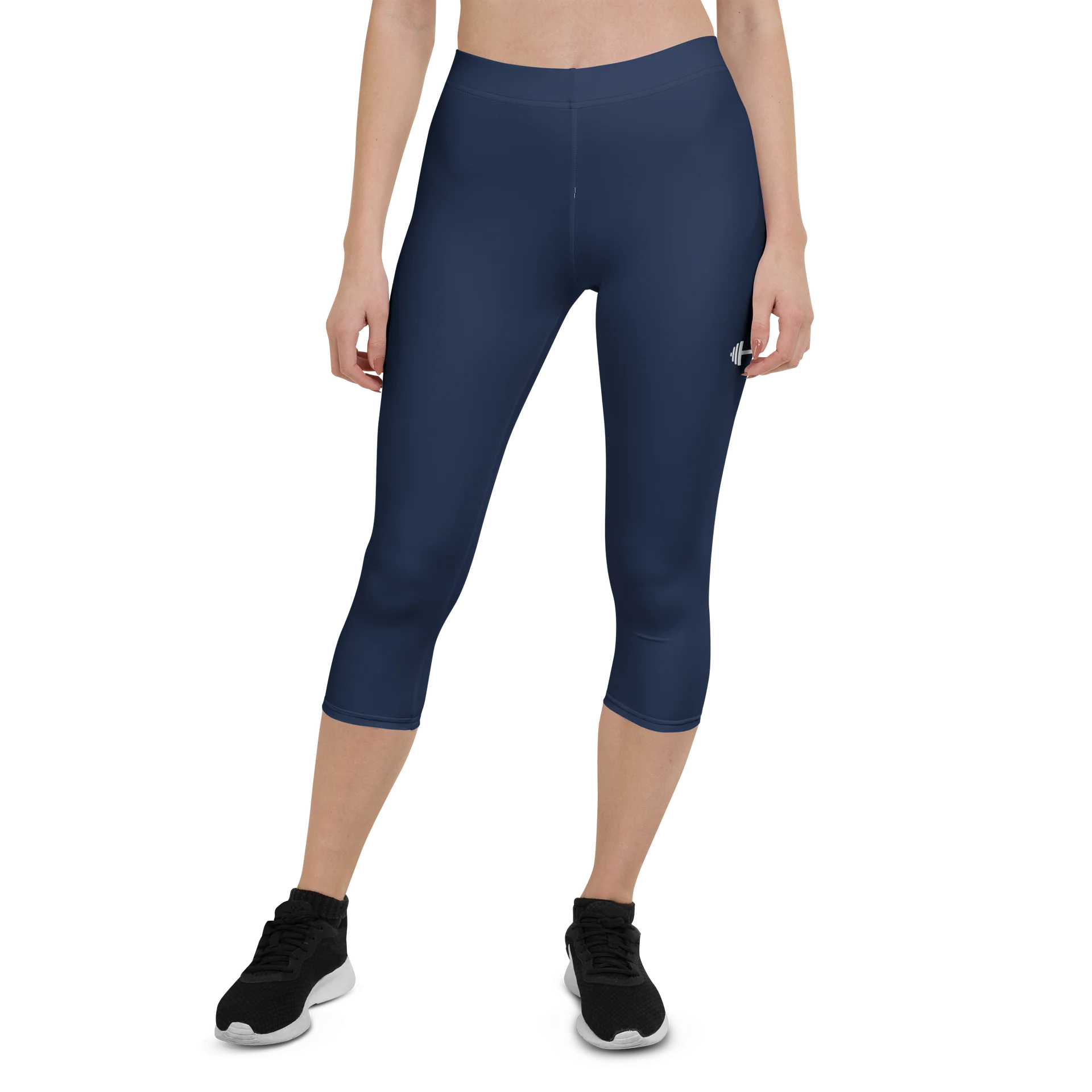 His House Womens Performance Crop Leggings - Navy product image (1)