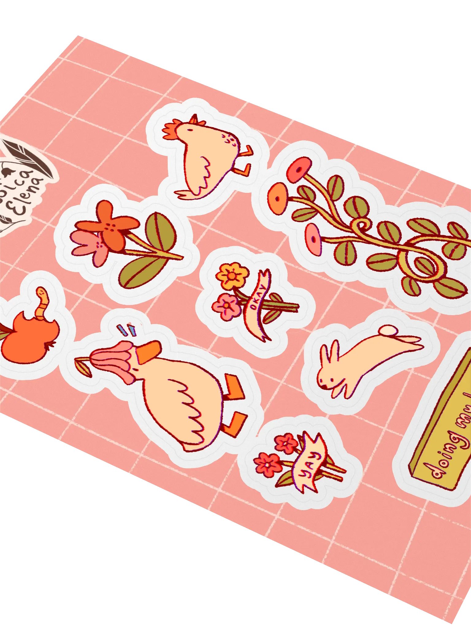 Doing My Best Sticker Sheet product image (3)
