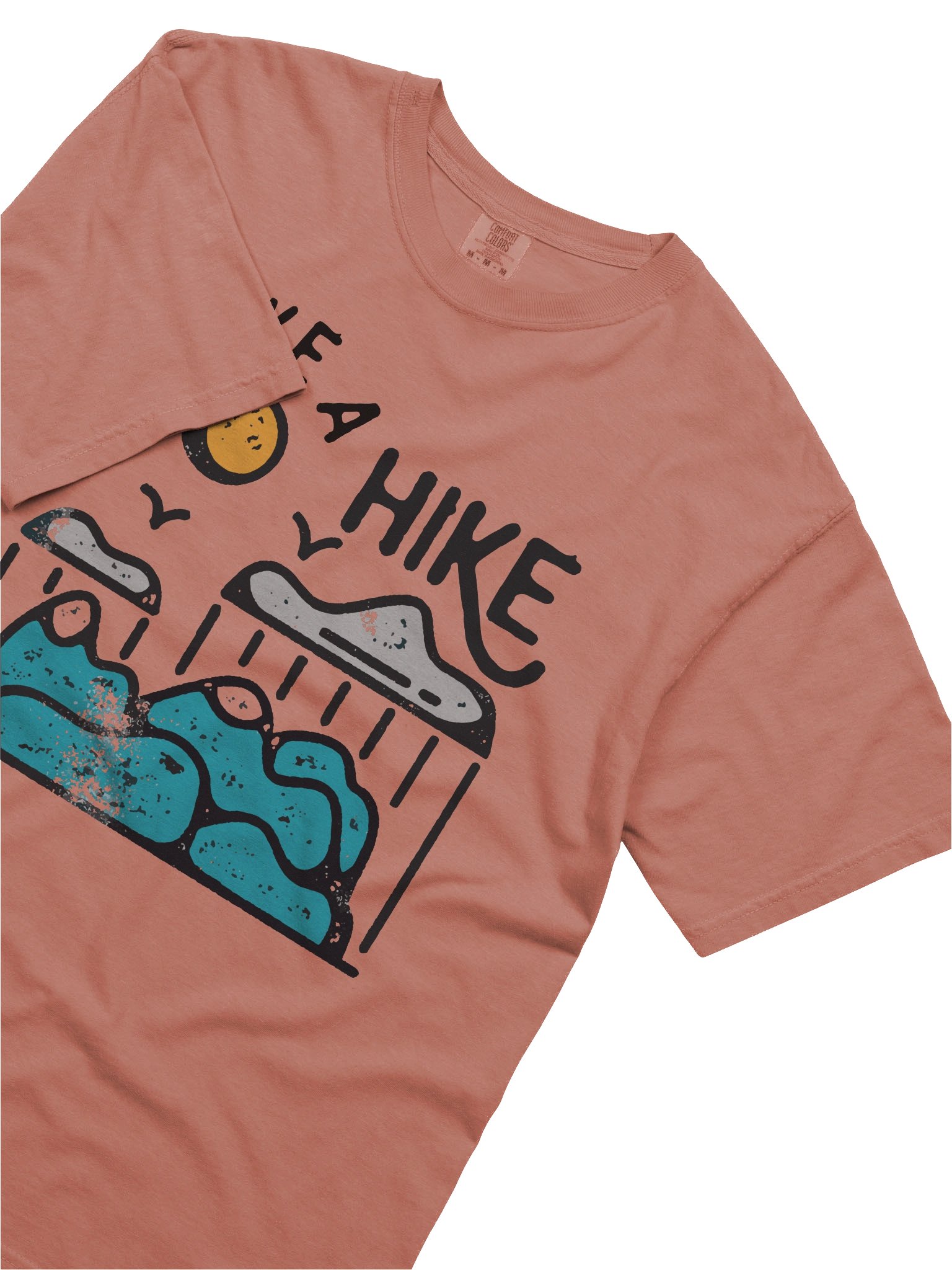 Hike Retro Shirt – Vintage Mountain Landscape Graphic Tee, Outdoor Adventure Aesthetic product image (2)