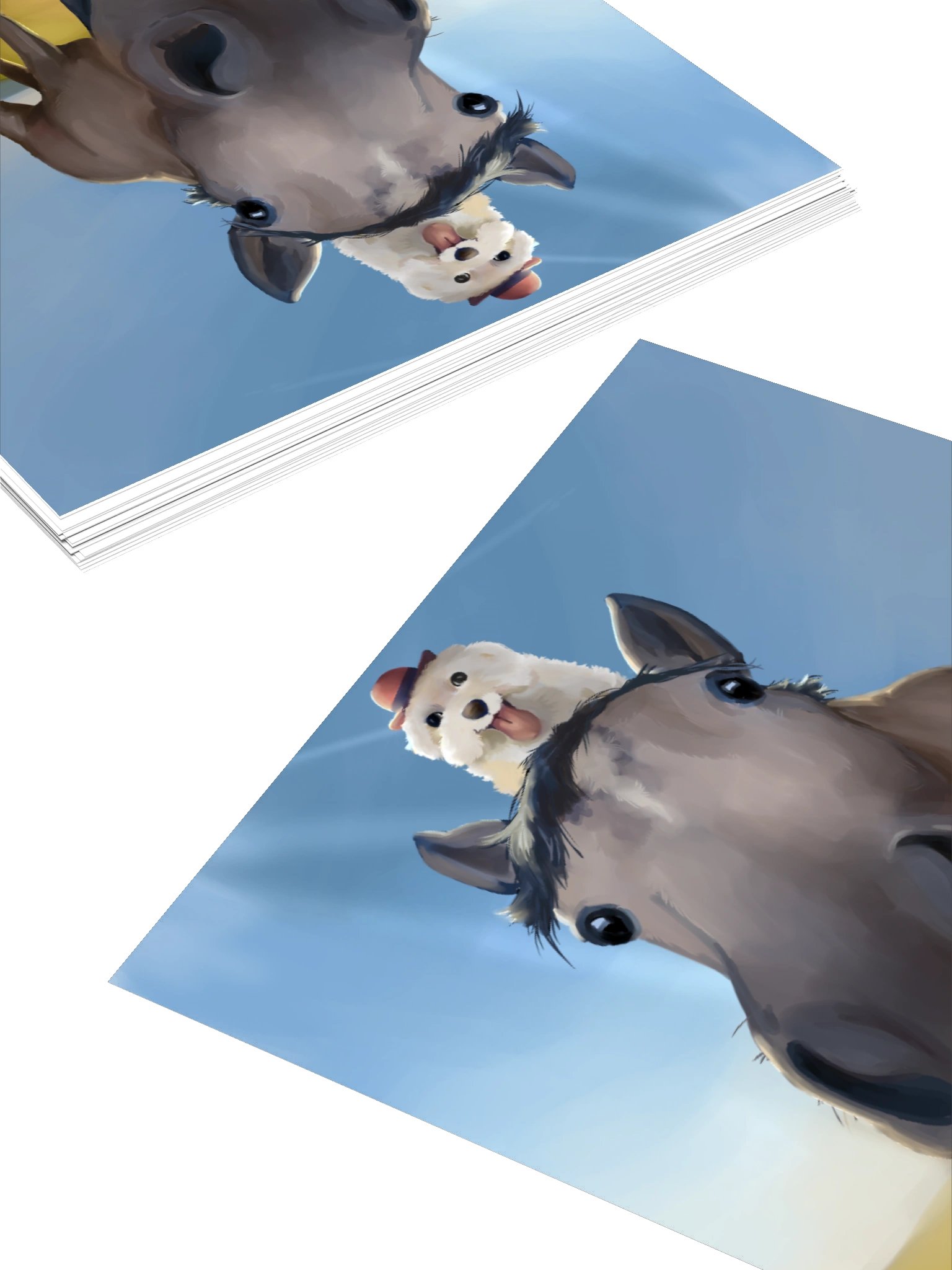 silly horse sticker product image (4)
