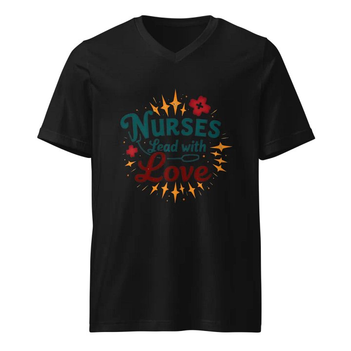 Nurse's Love V-Neck Tee product image (1)